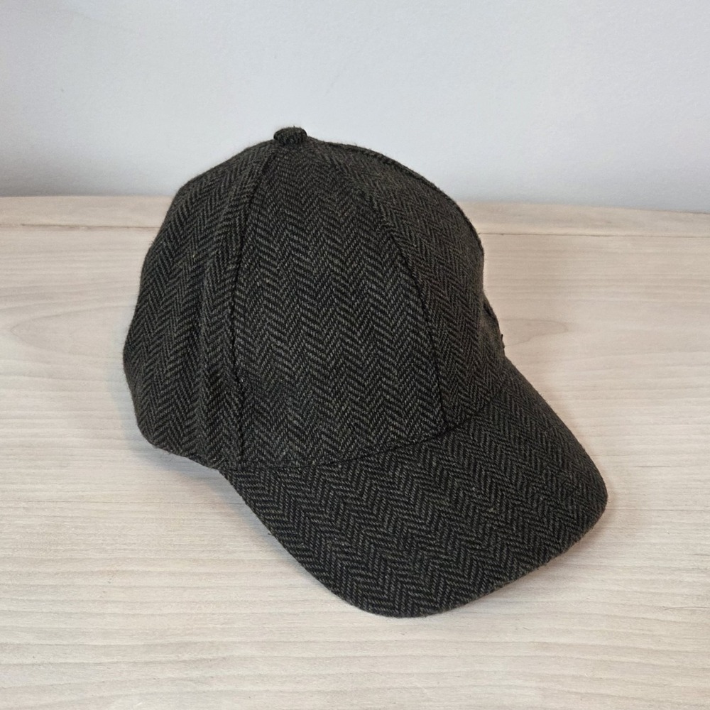 Heritage Stag Green Herringbone Tweed Cap - NWT Classic Ivy Country Field Hat
